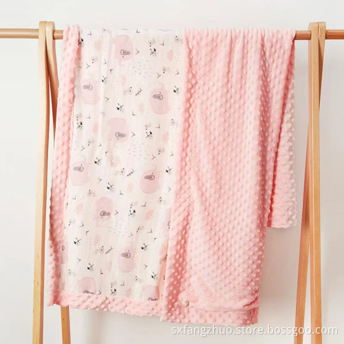 Drucken Fleece Super weiche Großhandel Neugeborene Babydecke
